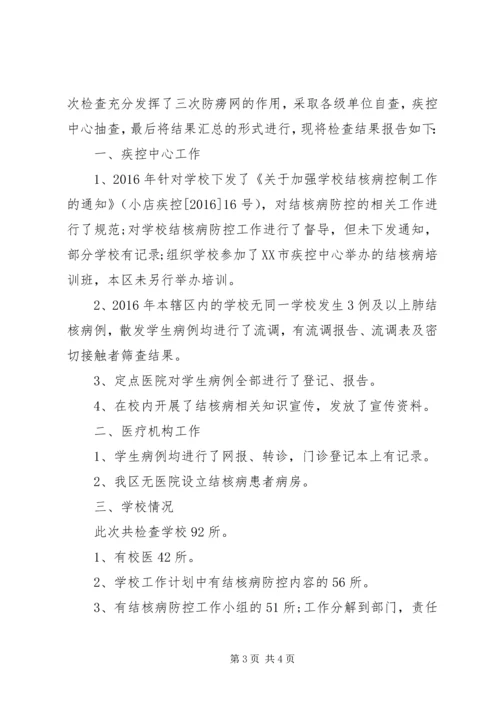 学校结核病自查报告.docx