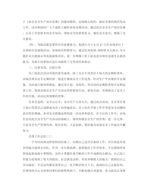 精编之个人月度的工作总结范文.docx