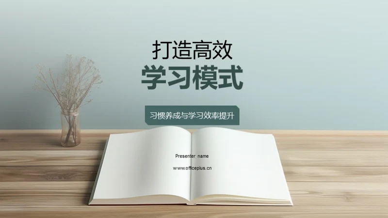 打造高效学习模式