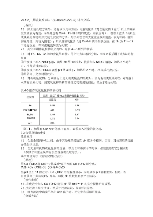 试验室废弃物的处理