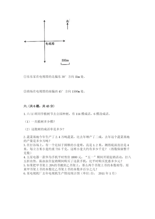 人教版六年级数学下学期期末测试题附答案【模拟题】.docx