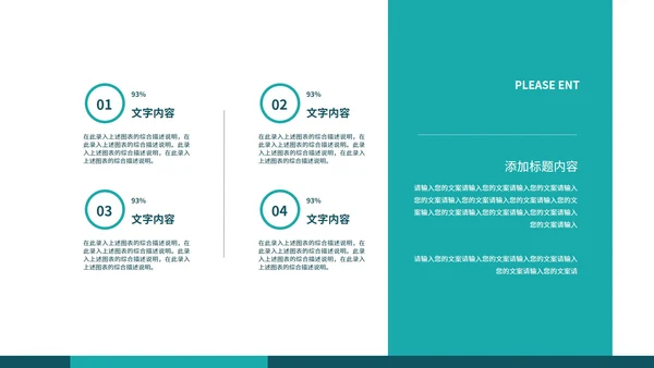 绿色简约风总结汇报PPT模板