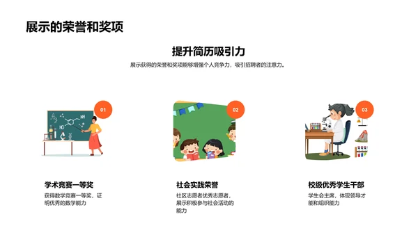 求职简历制作PPT模板