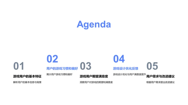 优化游戏设计报告PPT模板