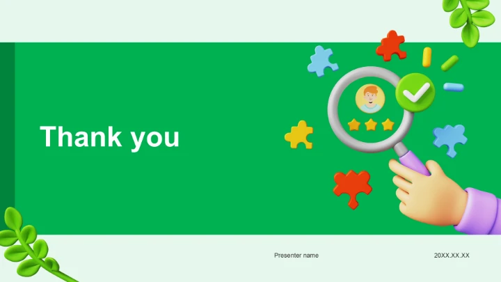 绿色卡通风职业规划书PPT