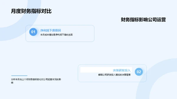财务月度分析报告