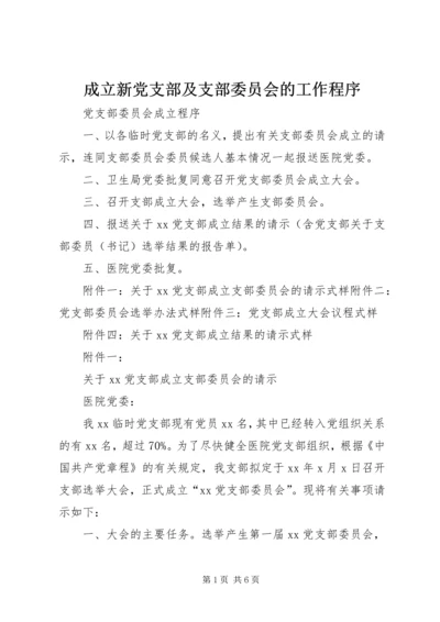 成立新党支部及支部委员会的工作程序_1 (3).docx