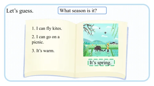 Unit 2 My favourite season Part B Rend and write课件