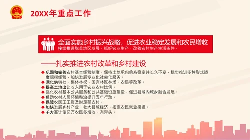 全国两会政府工作报告要点解读PPT