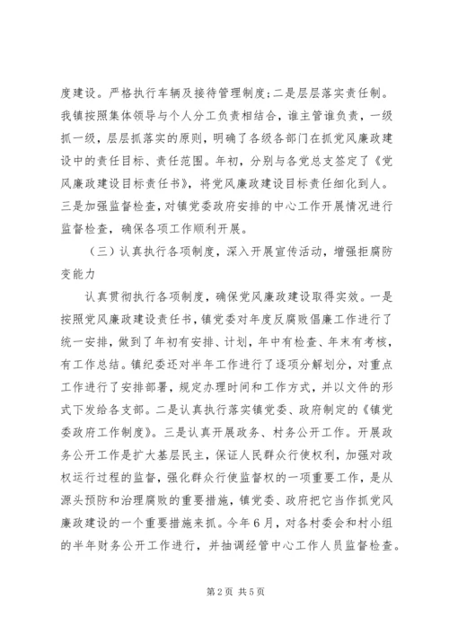 乡镇纪监某年终工作总结.docx