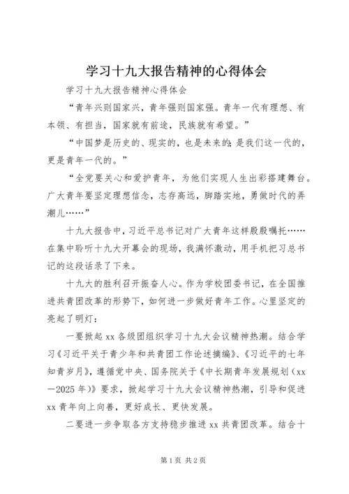 学习十九大报告精神的心得体会 (5).docx