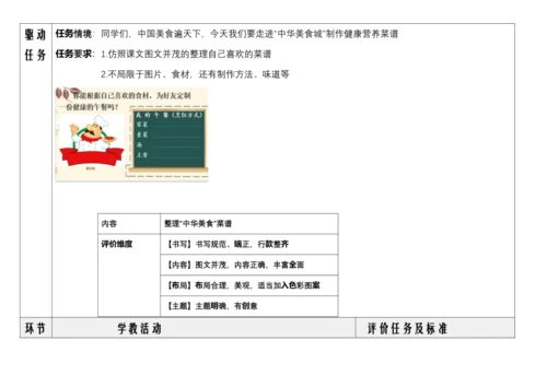 【大单元】5.精读引领课：《中国美食》   教学设计