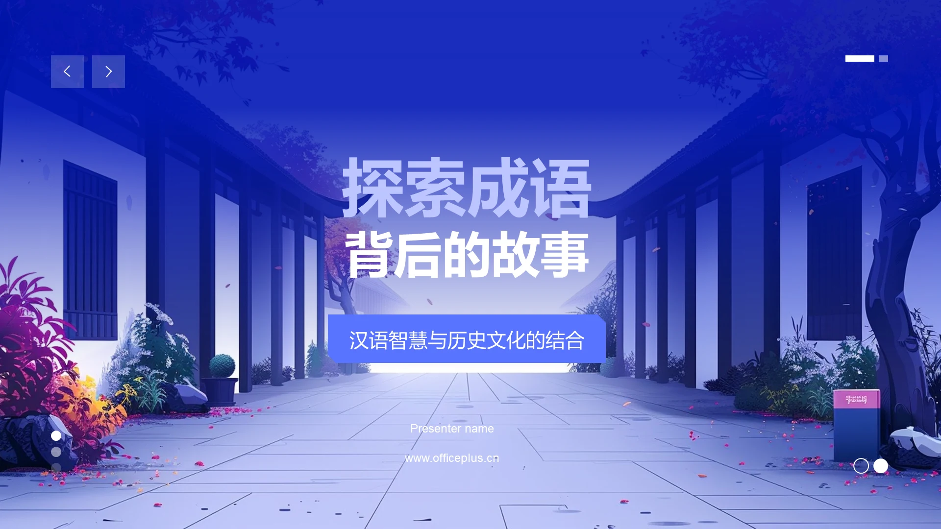 探索成语背后的故事PPT模板