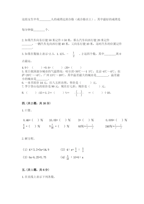 西师大版小升初数学模拟试卷附答案【实用】.docx