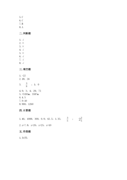 六年级下册数学期末测试卷精品（名校卷）.docx