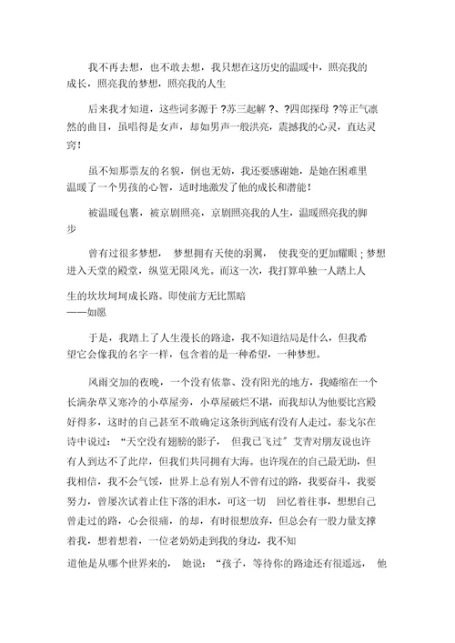 被温暖照亮作文