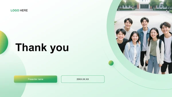 绿色简约风青志协学生部门介绍PPT主题