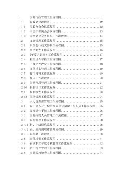 医院工作流程图集.docx