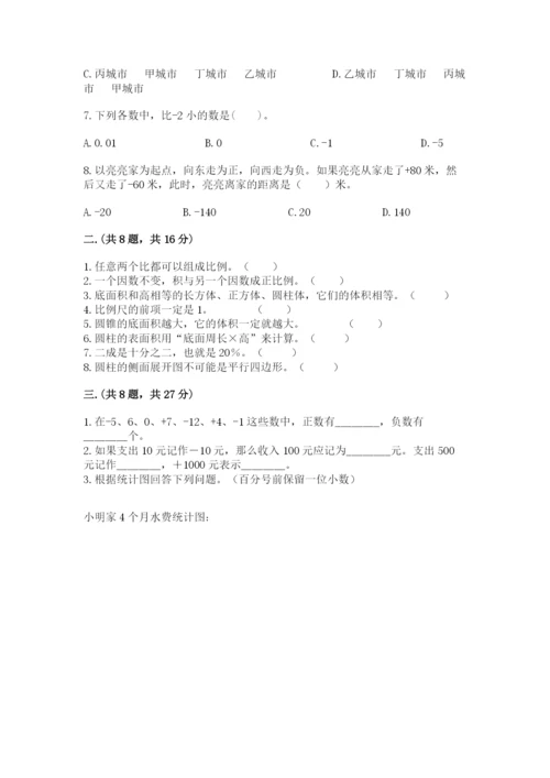 西师大版小升初数学模拟试卷及答案【各地真题】.docx