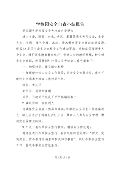 学校园安全自查小结报告 (2).docx