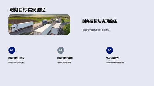 汽车业季度财报PPT模板