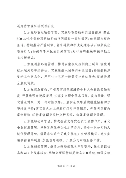 海事局XX年工作计划.docx