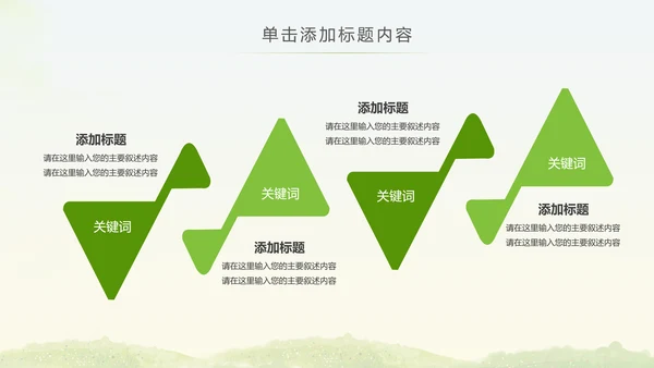 绿色低碳环保低碳绿色出行动态PPT模板