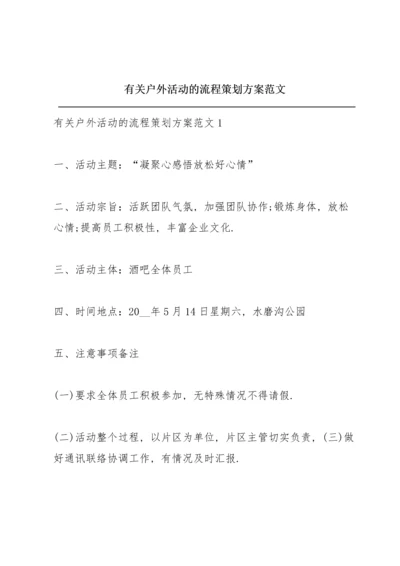 有关户外活动的流程策划方案范文.docx