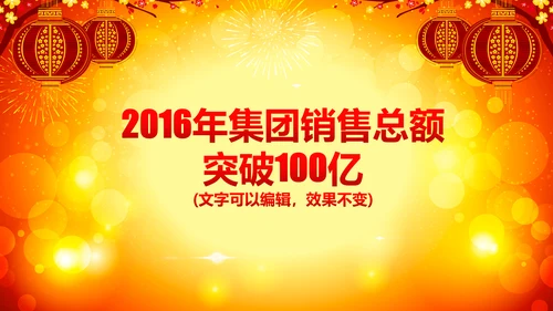 2017鸡年开门红激励动员誓师大会PPT