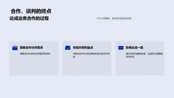 商务谈判技巧培训PPT模板