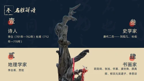 西北长安历史文化之旅通用PPT模板