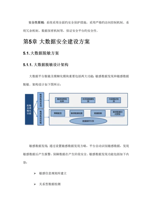 中安威士数据安全管理解决方案之大数据脱敏项目建设方案.docx