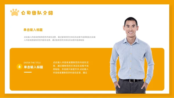 橙色简约宠物行业商业计划书PPT