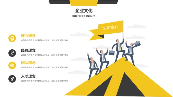 公司企业招聘竞聘通用PPT模板