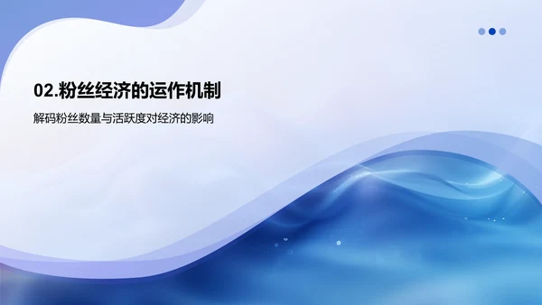 粉丝经济运营PPT模板