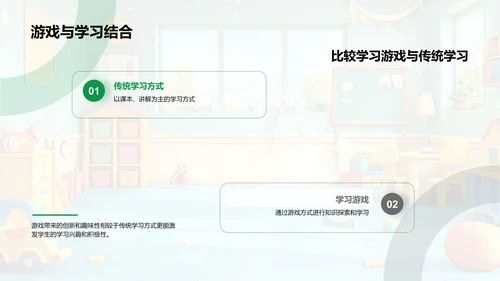 学习游戏高效指南PPT模板