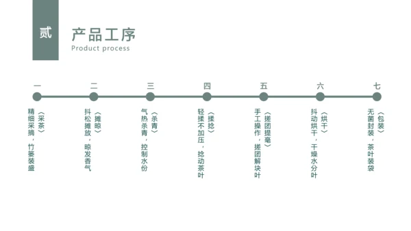 蓝灰简约风春茶产品介绍宣传手册