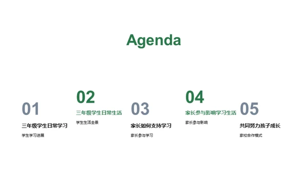 三年级：学习与成长
