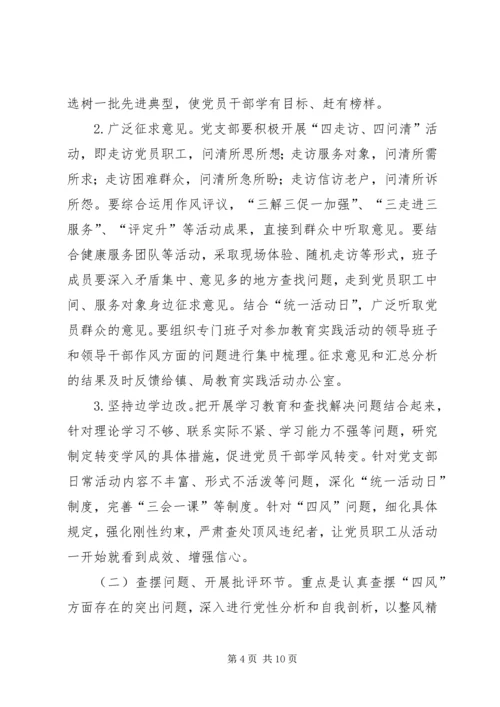 食药监管局推进群众路线教育实践活动实施方案 (6).docx