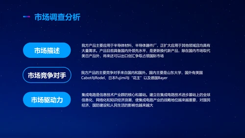 简约科技风星空商业计划书