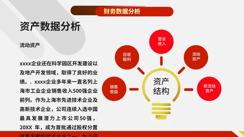 财务管理分析报告通用PPT模板