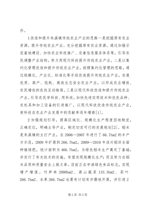 传统农业产业改造策略.docx