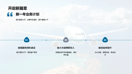 旅游业务年度回顾