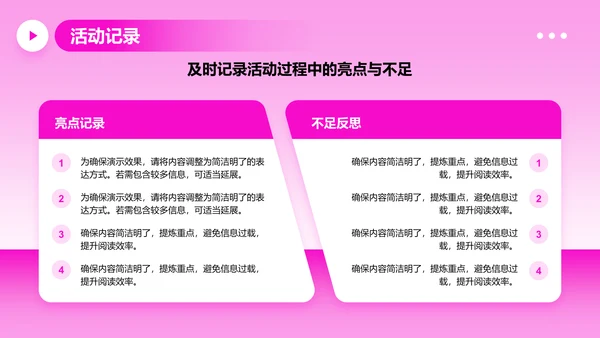 粉色渐变风创意营销活动策划方案PPT模板