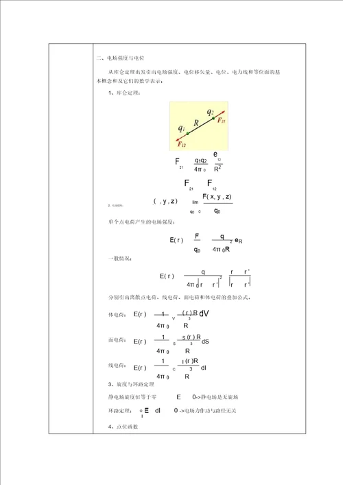 工程电磁场教案