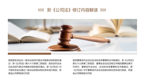新《公司法》修订内容解读ppt课件模板