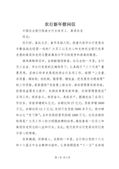 农行新年慰问信.docx