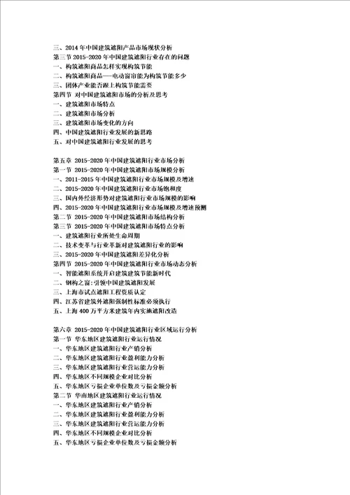 中国建筑遮阳行业发展现状与投资分析报告灵核网发布