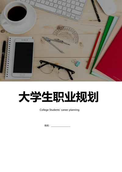大学生个人职业生涯规划书范例