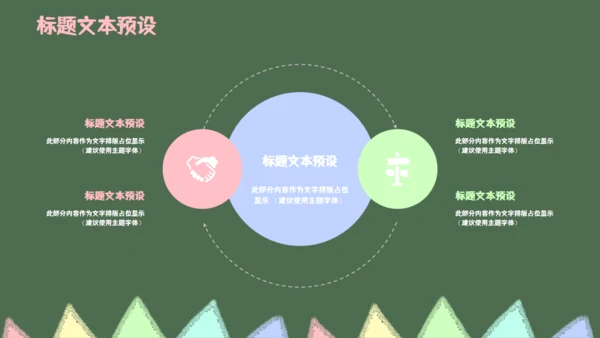 绿色黑板卡通教育毕业答辩通用PPT模板